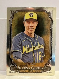Christian Yelich Milwaukee Brewers 2024 Allen & Ginter Topps Chrome #43 - Bild 1 von 2
