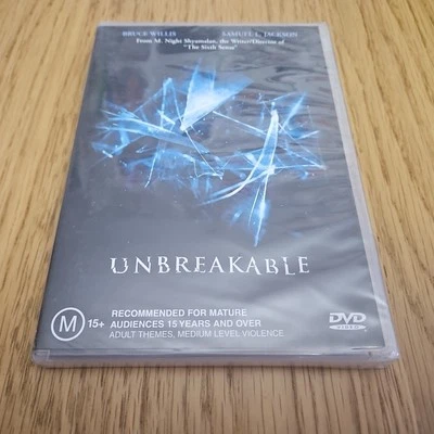 Unbreakable DVD (Bruce Willis, Samuel L. Jackson) Region 4 (Sealed) - Image 1 of 2