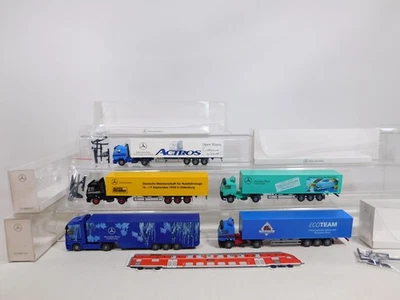 5X Wiking H0 1:87 600 Sattelzug MB/Mercedes: Actros Ecc S.G./Mint+Box #DF997-1 - Immagine 1 di 4