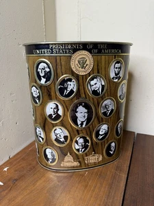 PRESIDENTES DE LOS ESTADOS UNIDOS DE COLECCIÓN BOTE DE BASURA JAMES CARTER 1977 POLÍTICO EE. UU. - Imagen 1 de 18