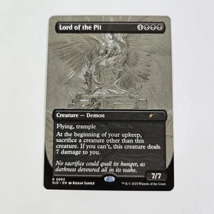 Lord Of The Pit serie de artistas sin papel de aluminio: Kieran Yanner MTG SLD boceto mágico bonificación - Imagen 1 de 2