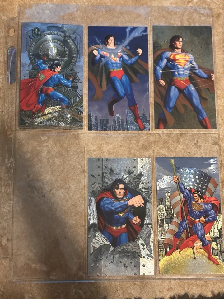 Marvel The Man of Steel Superman Platinum Series S1 2 3 5 6 Trading Cards - Image 1 of 2