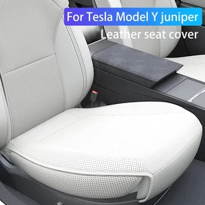 For Tesla Model Y Juniper 2025 Nappa Cushion Breathable & Comfortable Seat Cover - Bild 1 von 30