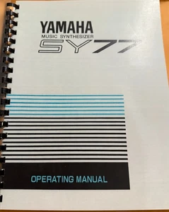 Sintetizador de música Yamaha SY77 manual de instrucciones - Imagen 1 de 6