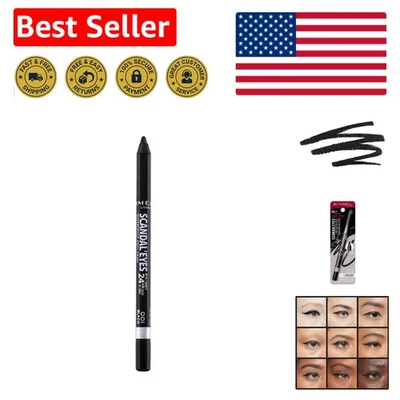 High Intensity Black Gel Pencil Eyeliner - Waterproof, Ultra-Smooth Application - Image 1 of 4