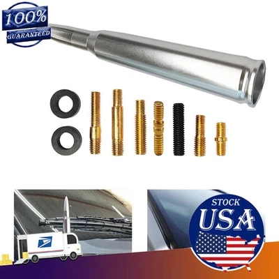 Chrome BULLET ANTENNA CAL 50 for CHEVROLET SILVERADO SIERRA 1500/2500/3500/GMC - Imagem 1 de 4