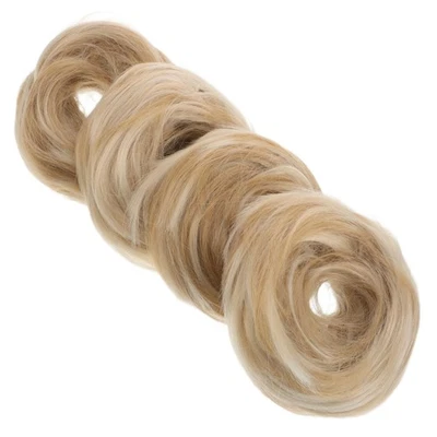 4 Pcs Chignon Cheveux Extension Des Perruques Pour Femmes - Immagine 1 di 4