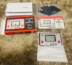 【Unused Item】GAME & WATCH BALL Reprint Club Nintendo Complete Set with Box and