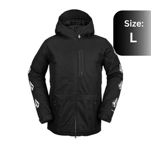Volcom Mens Deadly Stones Black Insulated Snowboard Jacket Waterproof - Picture 1 of 12