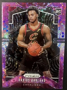 2019-20 Prizm Darius Garland Rookie Fast Break Purple /75 Cavs - Picture 1 of 2
