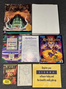 Kings Quest VII The Princeless Bride Version 2.0 CD PC 1995 Big Box Only Papers - Bild 1 von 3