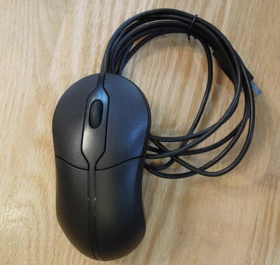 Dell Optical Mouse Model MOC5UO Part No. 0XN967 USB Wired Black Free Ship! - Image 1 of 4