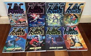 ZAC POWER CHAPTER BOOKS X 8 - CHILDRENS FICTION NOVELS - Picture 1 of 14