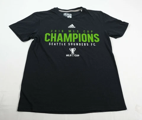 Adidas 2016 MLS Champions Seattle Sounders T-Shirt Sz S Cover