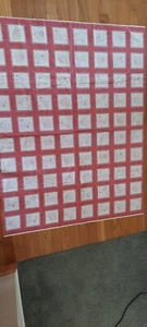 Redwork Panel Fabric Faye Liverman Burgos for Marcus Brothers Textiles 45" X 35" - Picture 1 of 3