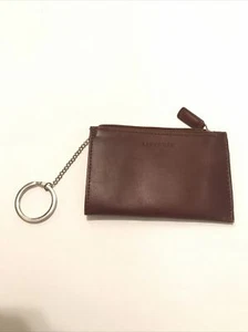 Levenger Credit Card Holder Brown Keychain Wallet - Picture 1 of 6