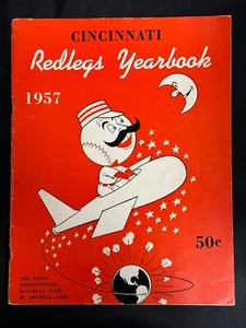 Anuario Oficial Cincinnati Redlegs 1957 Excelente Estado - Imagen 1 de 5