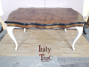 TAVOLO IN RADICA DA PRANZO ORIGINALE DI EPOCA 900' - Foto 1 di 12