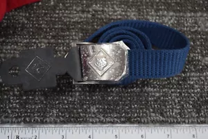 Cub Scout YOUTH S/M 30" Blue Official Uniform Belt w/ WOLF Buckle BSA MW400 NEW - Picture 1 of 6