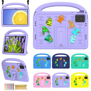 Fr Lenovo Tab M11 11" 2024 Handle Stand Cartoon Kids EVA Shockproof Case Lanyard - Picture 1 of 64