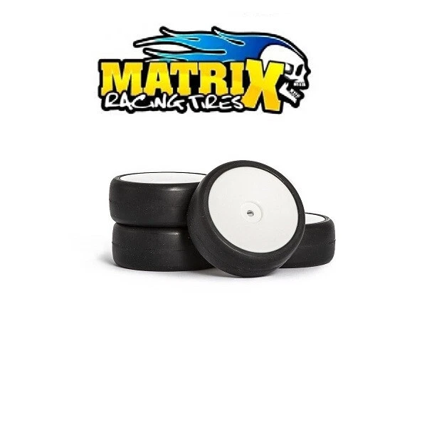 MATRIX MX-EPA036 GOMME LATTICE  PER ASFALTO 1:10 INCOLLATE SU CERCHIO BIANCO - Immagine 1 di 1