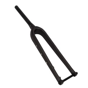 100mm T800 Carbon Fiber Fork 700C Matte Taper Pipe For Road Mountain B MU - Picture 1 of 22