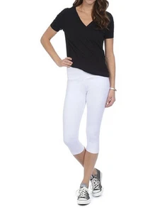 Lysse Womens Classics Perfect Denim Lysessefit hi-waist Capri Pants Style 6173C - Picture 1 of 7