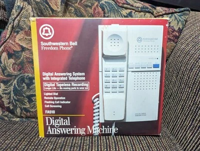 Southwestern Bell Freedom Phone Digital Anrufbeantworter FA510 mit Box - Bild 1 von 4