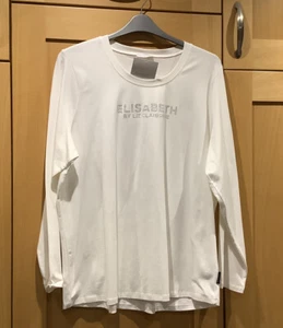 ANN HARVEY CREAM LONG SLEEVE T-SHIRT SIZE L - Picture 1 of 8