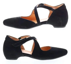 Think! IMMA Black Suede Low Heel Strap Mary Jane Janes Court Shoes 41.5 NEW - Picture 1 of 6