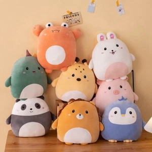 40cm Cuddly Squishy Penguin Pig Rabbit Panda Crab Kawaii Zoo Animal Plush Pillow - Picture 1 of 24