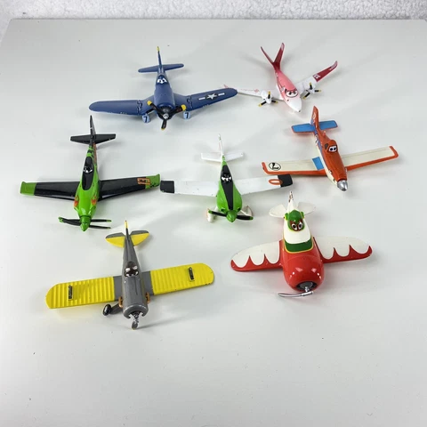 Disney DieCast Planes Cars Pixar Damaged Lot Of 7 Cover
