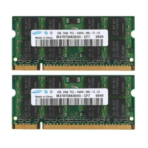 4GB 2x 2GB Kit IBM/Lenovo 3000 Series K100/N200/N500/Y200/Y400/Y410 RAM Memory - Picture 1 of 6