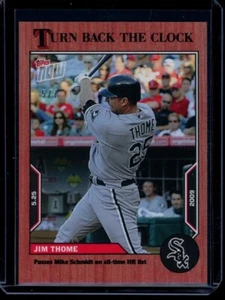 2022 Topps Now Turn Back the Clock #56 Jim Thome Cherry Parallel Card #d /7 - Picture 1 of 2