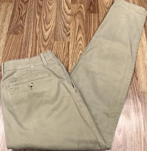 URBAN OUTFITTERS SKINNY FIT COTTON/SPANDEX PANTS KHAKI Sz 34W x 32L - Picture 1 of 3