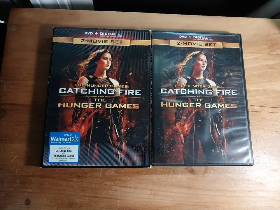 The Hunger Games and Catching Fire 2-Movie Set  DVD + 3D Slipcover #71 - Image 1 of 3