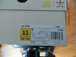 Adidas Pharrell x adidas NMD Hu PINK GY0088 Size 11 US Mens UNRELEASED DEADSTOCK - Picture 1 of 11