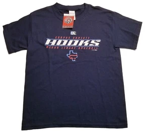 CORPUS CHRISTI HOOKS Sm Youth Blue Shirt Minor League Baseball GENUINE MERCH NEW - Picture 1 of 9