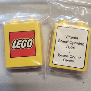 LOT OF 15 Lego Store Duplo Promo Brick Virginia  2004 Tysons Corner Center - Picture 1 of 2