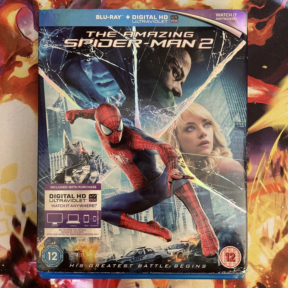 Amazing Spider-Man 2 (Blu-ray) Colm Feore Andrew Garfield Emma Stone Jamie Foxx - Image 1 of 1