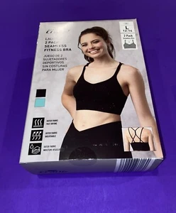 NEW! CRANE LADIES 2 PACK FITNESS BRA / LARGE - Picture 1 of 5