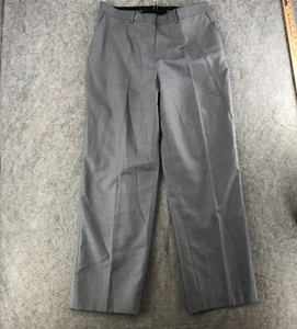 Calvin Klein Trouser Pants Womens Size 14 Gray Lined Flat Front Career Business - Picture 1 of 12