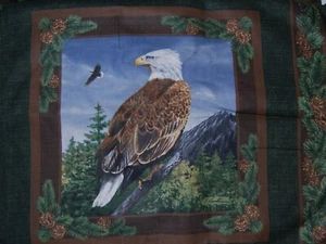 EAGLE CUSHION PANEL FABRIC TO SEW - 100% COTTON FABRIC -VIP by CRANSTON - Picture 1 of 1