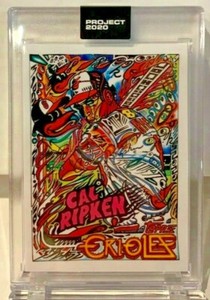 Topps PROJECT 2020 card #380 - 1982 Cal Ripken Jr. by JK5 - Print Run SP /2461