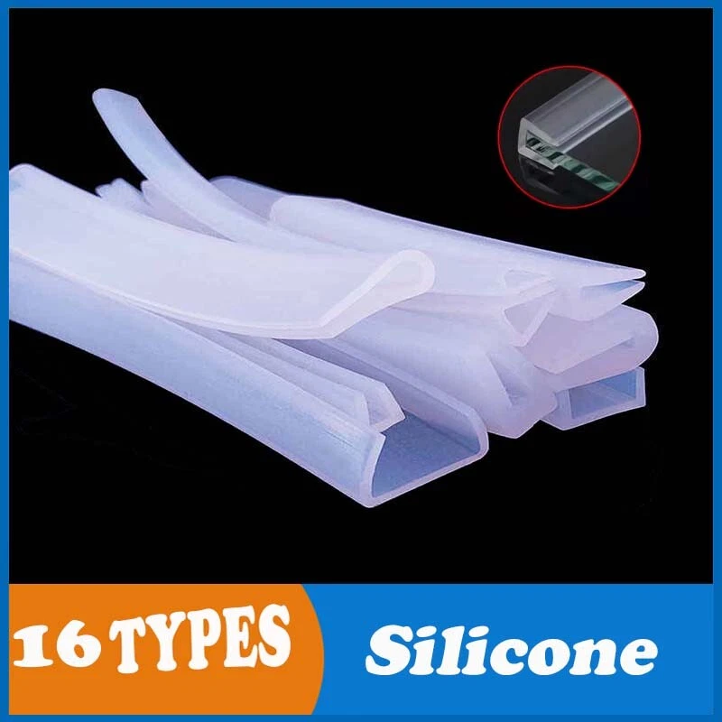 Silikon Gummidichtung Dichtungsstreifen U-Form Für Glas, Stahlplatten Hoch TEMP - Image 1 of 3