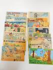 Lot Vintage Comic 1 Cent Stamp Postcards Military WWII Others