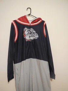 New Men's NCAA Gonzaga Bulldogs Wildcard Union Suit Pajamas Size Medium - Picture 1 of 4