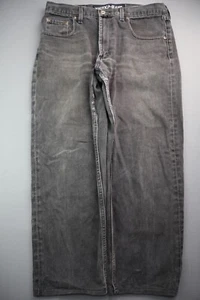 Vintage Men's Nautica Jeans Classic Fit Black USA Made Size 34x32 (Msr 34x26) - Picture 1 of 11