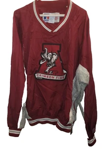 Alabama Crimson Tide Pull Over Sweatshirt Adult XL Russell Athletic Used RARE - Picture 1 of 5