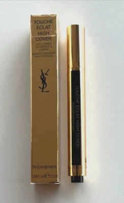 YSL Touche Eclat High Cover Radiant Concealer #2 IVORY 2.5 ml Yves New - Image 1 of 2